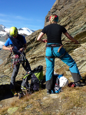 Rock Climbing Training Mountain Guide Zermatt